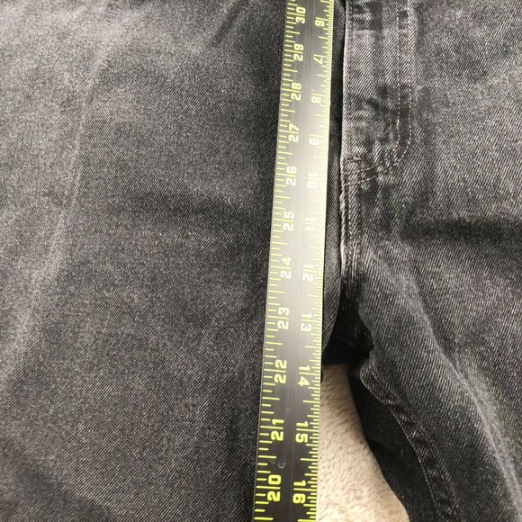 Levis Men's 505 Jeans 40x32 Black Regular Fit Straight Leg Vintage - Picture 4 of 11